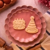 派对帽生日蛋糕花样越蔓莓翻糖工具卡通压模曲奇模型烘焙饼干模具