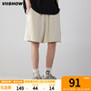 VIISHOW短裤男士运动卫裤2024夏季跑步裤宽松五分裤休闲裤潮