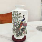 景德镇陶瓷仿古官窑珐琅，彩花瓶摆件家居瓷器，装饰收藏品老物件