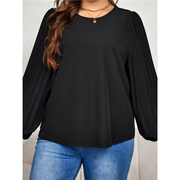 plus size women t shirts fat lady blouse 秋冬大码女装上衣