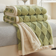 毛毯办公室午睡毯沙发盖毯珊瑚绒空调儿童小毯子学生午休毯被床单