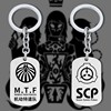 SCP基金会周边标志钥匙扣MTF机动特遣队九尾狐红右手钥匙圈链挂件
