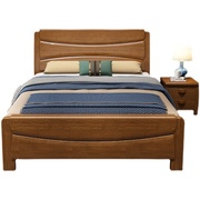 中式米木床1.储实1.35米单人床1米小户，j型童床1.5米双人床2物床