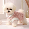 狗狗衣服过年秋冬款可牵引比熊，泰迪小型犬，冬天宠物猫咪衣服加绒
