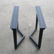 铁艺桌腿支架办公桌脚大板，桌子桌架金属脚架实木，餐桌架定制桌子腿