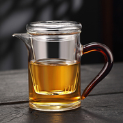 泡茶壶玻璃加厚耐高温带过滤冲茶器，红茶泡办公室泡茶杯小号花茶壶