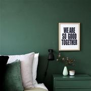 无纺布墨绿色墙纸自粘10米深绿纯色卧室客厅背景墙翻新家自贴壁纸