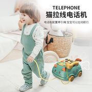 儿童电话机玩具女孩婴儿宝宝1一3岁以上仿真音乐手机益智早教2男6