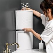 2022塑料壁挂置物架卫生间三角浴室厨房调料柜收纳转角调料盒
