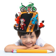 万圣节帽子cosplay服装表演走秀diy幼儿园，手工创意帽子制作材料包