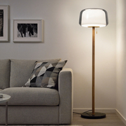 现代北欧ins简约大气沙发旁灯具装饰客厅卧室床头创意玻璃落地灯