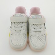 泰兰尼斯23春女童板鞋粉色闪灯包头防踢运动舒适休闲鞋A2524
