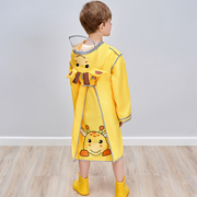 儿童雨衣宝宝雨衣上学男童女童幼儿园雨披，小学生卡通雨衣大书包位