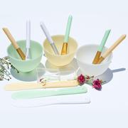 硅胶面膜刷面膜碗，面膜棒面膜勺，水疗调膜碗五件套美妆工具