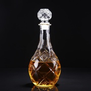 空酒瓶二斤装两斤装500ml空瓶子密封玻璃，一斤装透明大号装饰空瓶