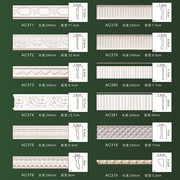 pu欧式装饰线条高档雕花包边平线条非实木腰线边框线类石膏线门套