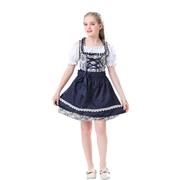 M-XL儿童啤酒节服装 六一儿童节舞蹈服 德国巴伐利亚民族连衣裙定