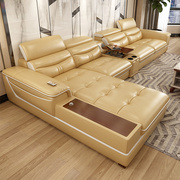 真皮沙发头层牛皮，组合客厅现代简约大小户型，中厚皮整装家具皮沙发