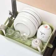 碗架沥水架塑料碗碟架，厨房家用置物架，碗筷收纳盒盘放碗盆碟子小型
