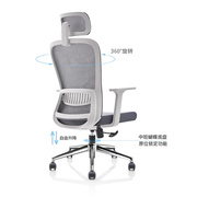 人体工程学椅子旋转升降座椅，时尚电脑椅办公室椅子舒服久坐职员椅