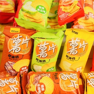 甘源薯片原味小包装散称网红休闲非油炸饼干零食小吃食品散装薯条