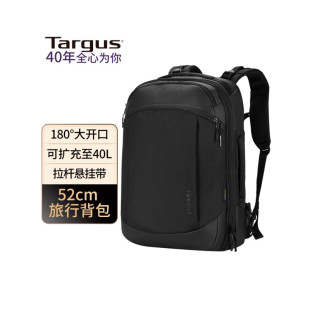 targus泰格斯，15.6英寸笔记本电脑，双肩背包差旅大容量tbb612