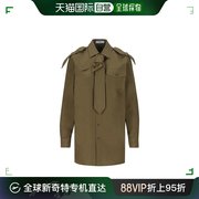 99新未使用香港直邮prada普拉达女士，长袖军装衬衫p479gr1
