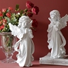 复古石膏天使雕塑欧式小摆件家居客厅房间生日礼物装饰品桌面摆设