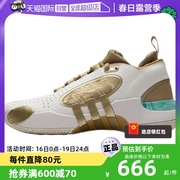 自营阿迪达斯篮球鞋男龙年限定新年款白金米切尔5代鞋IH7517