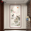 新中式玄关装饰画家和万事兴挂画走廊过道壁画客厅山水，风景画字画