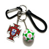 世界杯法国意大利葡萄牙比利时荷兰国家队，足球钥匙扣球迷挂件饰品