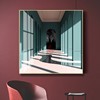 北欧客厅装饰画现代简约抽象画餐厅沙发背景墙样板间民宿挂画壁画