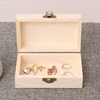 黑胡桃木盒子带锁收纳盒木质证件盒桌面储物盒子家用全实木收纳箱