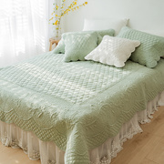 折5价 纯手工装饰手工绗缝印度进口工艺时尚装饰床盖 床单