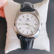 瑞士大罗马机械手表男士上弦真皮牛皮带全钢超薄库存古董腕表