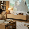 三又木电视柜现代简约小户型高款客厅，家用日式风，复古落地电视机柜