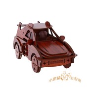 3D立体拼图益智玩具木制DIY休闲小车 成人儿童亲子互动模型拼装