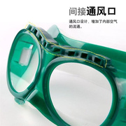 防护玻璃镜片眼镜护目镜打磨s绿海绵防尘眼镜防风沙防冲击劳