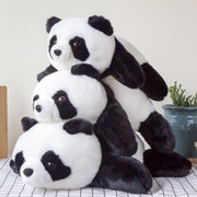 熊猫玩偶毛绒黑白熊猫公仔仿真可爱趴趴熊猫毛绒玩具女孩超萌娃娃
