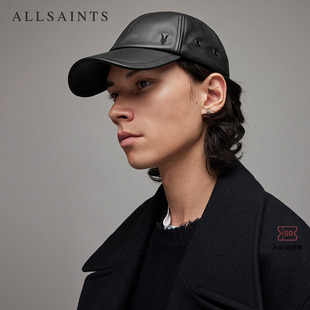 ALLSAINTS男士时尚棒球帽休闲公羊头标识帽子春季款MH510X