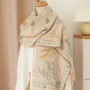 良渚文化良植围巾，女款2024秋冬季氛围感通用女士百搭