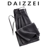 DAIZZEI~天丝亚麻女裤夏季薄款高腰显瘦奶奶灰阔腿裤直筒休闲长裤