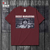迭戈马拉多纳Maradona照片短袖T恤男女阿根廷球星纪念衫夏设 无界