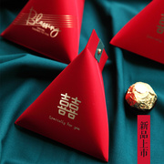 新中式结婚喜糖盒子2023创意红色婚礼个性中国风喜糖盒