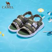 Camel骆驼男沙滩潜水旅游折叠便携变色海边凉鞋A9280000273
