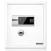 迪堡fdx-ad-45l1z白色小型家用指纹密码防盗保险箱保险柜床头柜