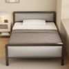 铁艺床折叠床双人家用1.5米简易床1.2单人出租屋午睡硬板床铁架床