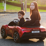 24v玛莎拉蒂儿童电动车四轮汽车，双人可坐大人，玩具车亲子座遥控车