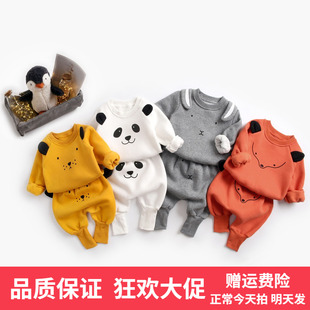童装卫衣哈伦裤套装，1-3岁婴儿衣服韩版动物，造型小童套装宝宝