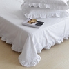 床单单件 纯棉床单枕套三件套1.8米1.5m双人纯色加厚全棉被单